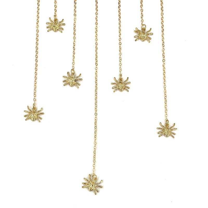 Jewelry long tassel spider chain leg chain female exaggerated metal insect spider thigh chain