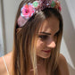 F3124 Temperament Creative Fabric Hair Accessories Fashion Diamond Sequin Flower Headband Internet Celebrity Headwear