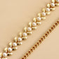 Jewelry creative design Xiaoxiang pearl waist chain women's high-end fashion metal body chain