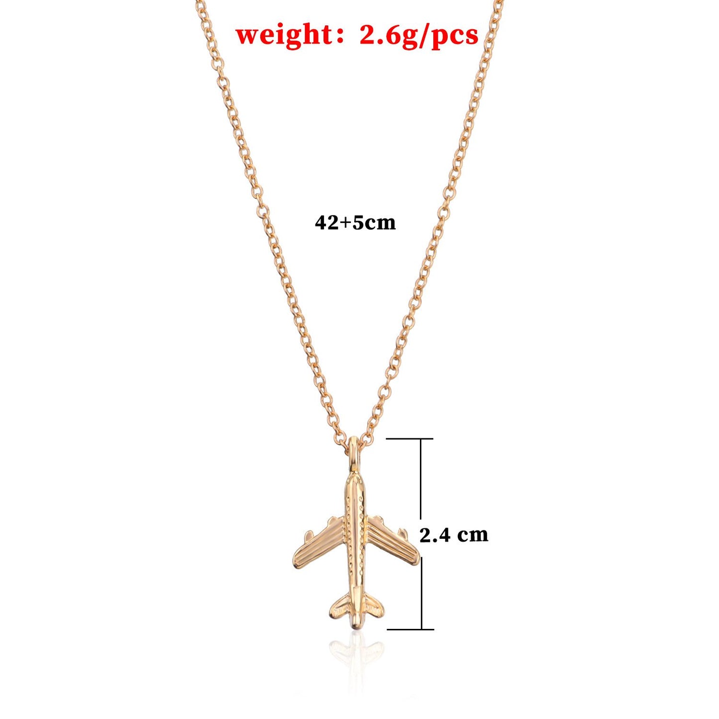 Men's romantic creative necklace onedirection alloy airplane necklace