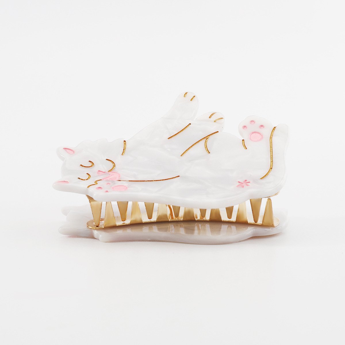 F4341 National Treasure Panda Cute Cute Clip Clip Creative Simple Resin Cat Cartoon Pet Shark Hair Clip Female
