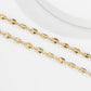 Jewelry simple single-layer pig nose buckle chain necklace hip-hop personality hollow geometric clavicle necklace
