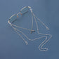 Jewelry Angel Wings Glasses Chain Temperament Beads Chain Mask Mask Fixed Accessories