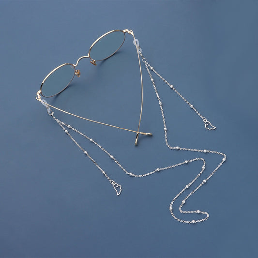 Jewelry Angel Wings Glasses Chain Temperament Beads Chain Mask Mask Fixed Accessories