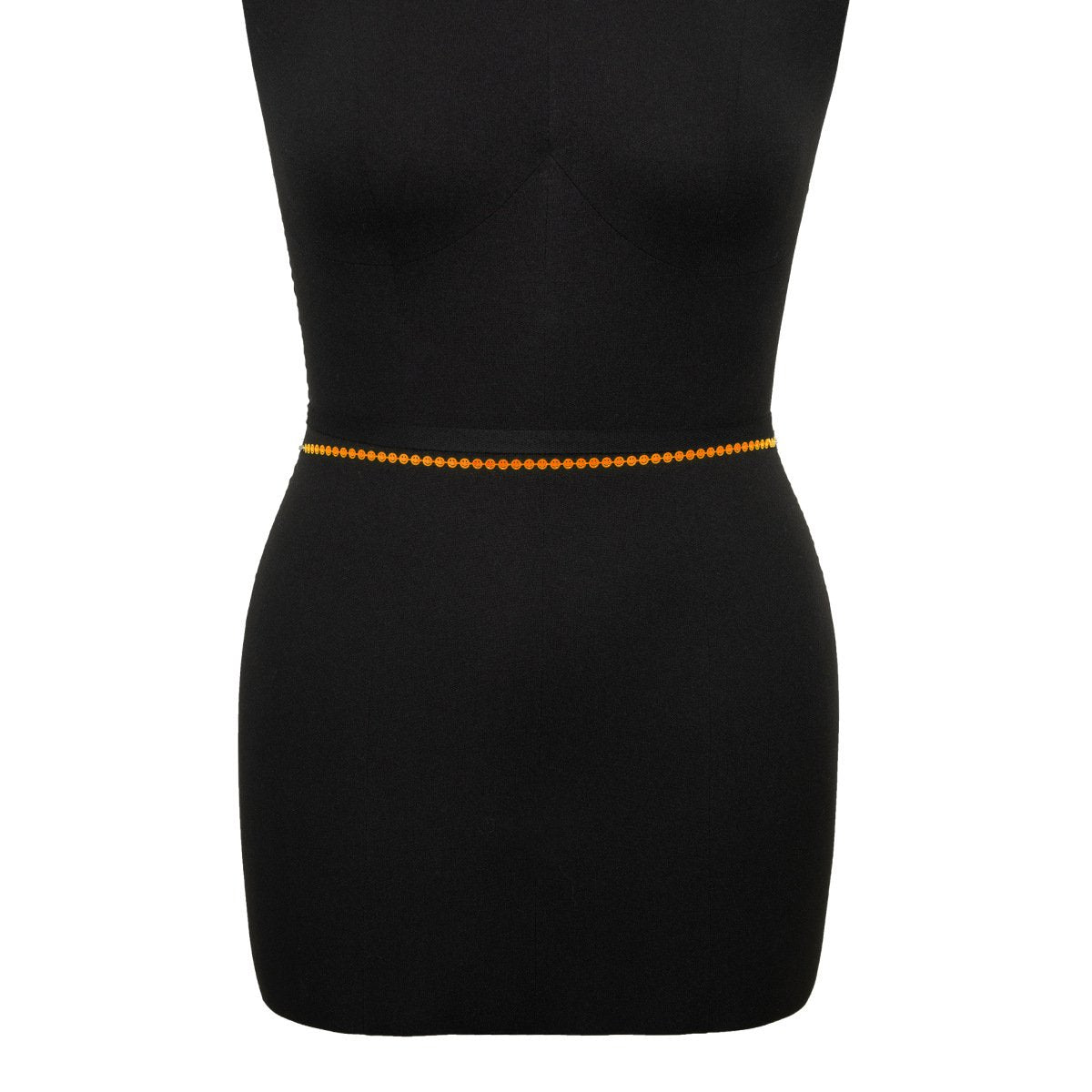 Jewelry simple hollow geometric body chain color macaroon color smiley face single layer waist chain female