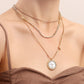 Jewelry trendy hip-hop diamond claw chain necklace female Queen Elizabeth head niche necklace