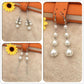All-match sweet and fresh tassel long imitation pearl earrings stall jewelry