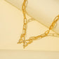 Fashion clavicle gold chain ins cold temperament hollow butterfly all-match short necklace female