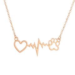 Ladies Pendant Simple Popular Necklace Anchor Clavicle Chain Jewelry