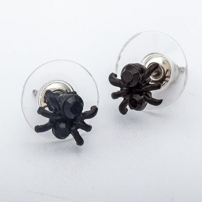 Fashion personality cute little spider stud earrings geometric earrings