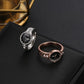 Jewelry Creative Watch Shape Fashion Ring Personality Couple Ring Personality Jewelry