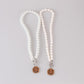 Jewelry personality design crystal smiling face natural pearl OT buckle short necklace ins temperament clavicle chain female