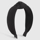 F539 Retro Striped Solid Color Pressed Pleated Knotted Headband Cloth Ladies Going Out Pressed Hair Non-slip Headband