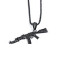 Personality Hip Hop Pistol Pendant Necklace Domineering Rifle Necklace Jewelry