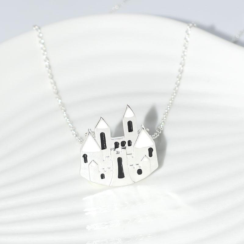 18 Jewelry Harrypotter Castle Necklace Harry Potter Necklace Pendant