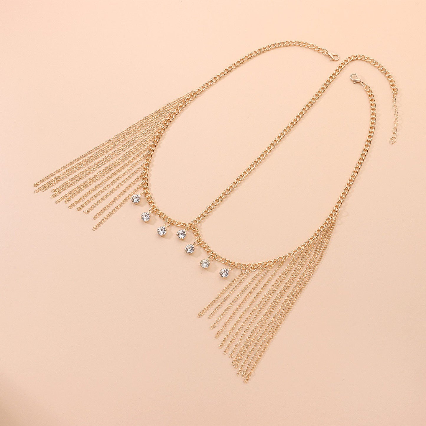 Jewelry Fashion Hair Accessories Female Headband Long Tassel Head Chain Diamond Accessories
