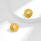 Jewelry French retro micro-inlaid pearl temperament earrings small fragrance irregular simple earrings female