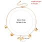 Jewelry simple and adjustable clover butterfly pendant necklace female cold ins female necklace