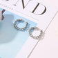 Earrings Frosty Simple Hollow Geometric Earrings Short Irregular Chain Earrings Women
