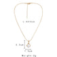 Classic Design Ladies Fashion Simple Pearl Water Drop Short Snake Bone Necklace Necklace Jewelry