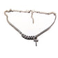 Ins retro short cross sweater chain female net red simple necklace fashion temperament clavicle chain