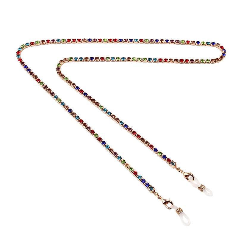 Mask chain 72cm copper claw chain mask rope trendy diamond-studded glasses chain fashion anti-lost hanging chain accessories