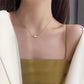 Niche design sense small eggplant necklace women's titanium steel clavicle chain fashion personality pendant ins cold necklace
