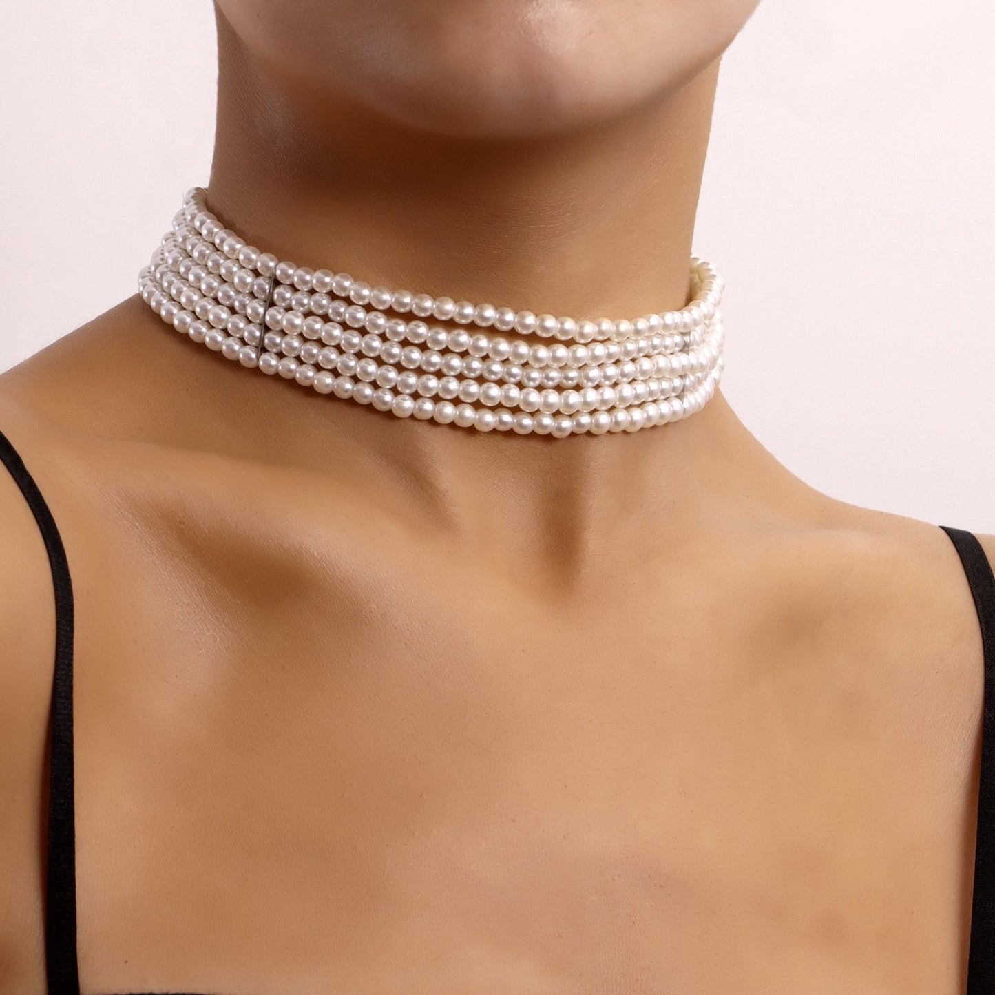 Jewelry Niche Light Luxury White Pearl Necklace Ins Trend Anchor Fairy Temperament Necklace