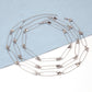 Net red with the same paragraph creative pin oval paperclip necklace niche design sense ins temperament multi-layer set