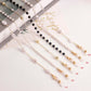 Mask hanging chain glasses hanging chain crystal glasses chain imitation pearl mask chain glasses chain