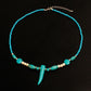 Jewelry Ivory Beads Turquoise Necklace Ladies Fashionable Simple Short Money Jewelry
