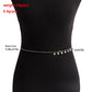 Jewelry single-layer ins metal love waist chain female adjustable waist decoration hot girl body chain