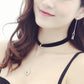 N535 Street Shot Fashion Diamond Exaggerated Necklace Choker Personality Sun Moon Necklace Necklace