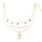 Popular Jewelry Clavicle Chain Retro Simple Fashion Snake Shape Multilayer Geometric Necklace
