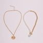 Baroque Pearl Necklace Double Clavicle Chain Collar Short Necklace Women
