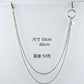 Jewelry punk men's and women's retro bead chain multi-layer body chain waist chain fashion simple lock-shaped pants chain
