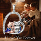 Jewelry Owl Heart Pendant Necklace Female Niche Design Sense Summer Cartoon Pattern Jewelry