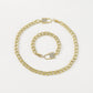 N1495 Jewelry Simple Minor Rhinestone Small Lock Necklace Fashion Simple Chain Sweet Cool Bracelet