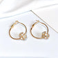 ins color crystal ball earrings retro fashion color diamond ball earrings earrings earrings