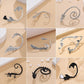 Retro punk elf flying dragon ear hanging single creative metal cat bat without hole ear bone clip