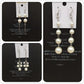All-match sweet and fresh tassel long imitation pearl earrings stall jewelry