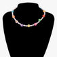 Fashion trend net red imitation pearl soft pottery flower clavicle chain ins a variety of fruit necklace