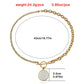 Jewelry stitching diamond claw chain mother-of-pearl pendant necklace female light luxury niche clavicle chain