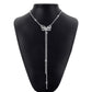 N1591 Elegant geometric temperament butterfly necklace claw chain full of diamonds light luxury sweet girl heart necklace female