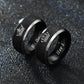 Couple Crown King King Queen Queen black frosted ring jewelry