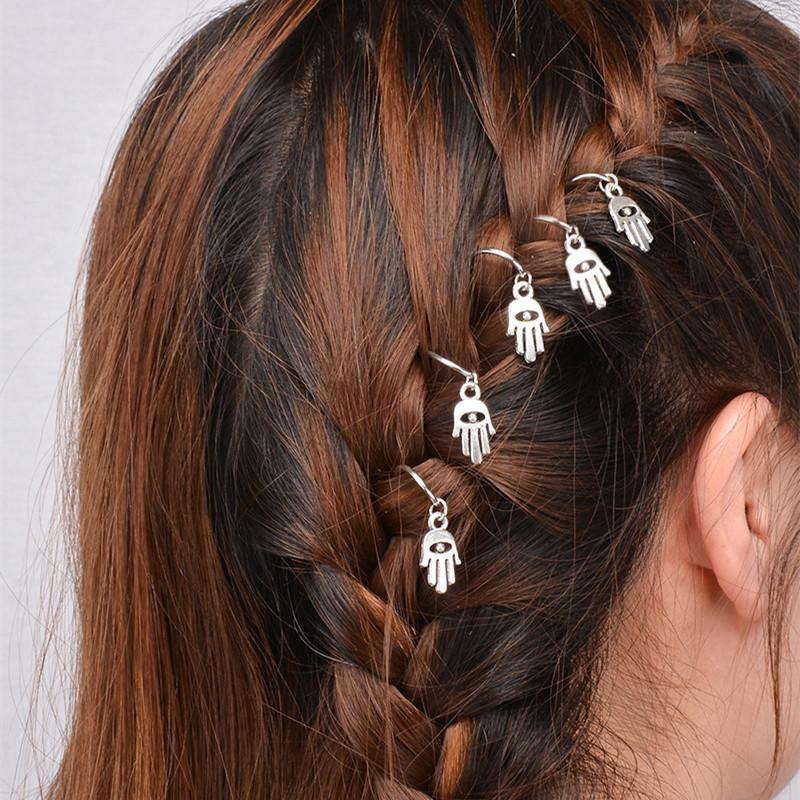 Fashion Jewelry Trench Hair Accessories Small Dreadlocks Hair Ring African Braids Hip Hop Headwear