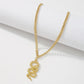 N8759 Jewelry Single Layer Simple Punk Snake Necklace Retro Versatile Niche Alloy Necklace