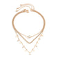 Jewelry Niche Butterfly Rhinestone Tassel Multi-layer Necklace Simple Diamond-studded Imitation Pearl Necklace Women