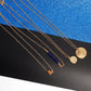 Jewelry rice bead heart branded fruit tree necklace women's creative multi-layer necklace clavicle chain