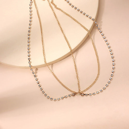 Bohemian Fan Metal Tassel Chain Rhinestone Headband Headdress Hair Band Head Chain